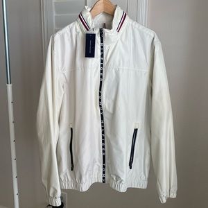 Tommy Hilfiger.  New. Men Basic Jacket.  Off white/cream color. Size L/G.